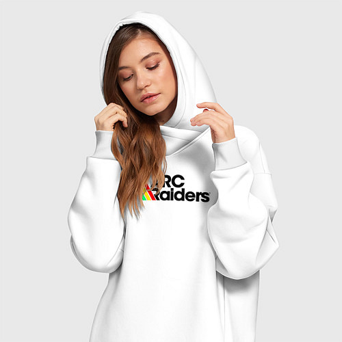 Женская толстовка-платье ARC Raiders - Атмосфера ретро-будущего / Белый – фото 3