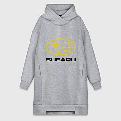 Женская толстовка-платье Subaru Logo