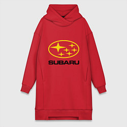 Женская толстовка-платье Subaru Logo