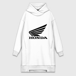 Женское худи-платье Honda Motor, цвет: белый