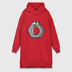 Женская толстовка-платье Влюбленная гайка