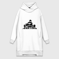 Женская толстовка-платье Картинг