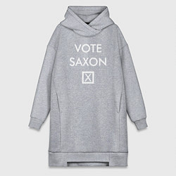 Женское худи-платье Vote Saxon, цвет: меланж