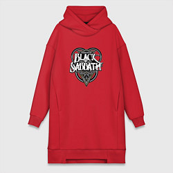 Женская толстовка-платье Black Sabbath