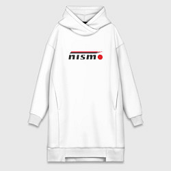 Женское худи-платье Nismo, цвет: белый