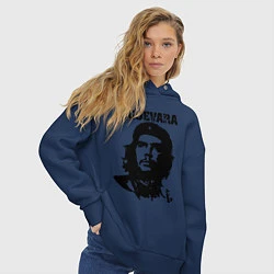 Толстовка оверсайз женская Che Guevara, цвет: тёмно-синий — фото 2