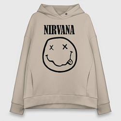 Толстовка оверсайз женская Nirvana, цвет: миндальный