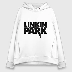 Толстовка оверсайз женская Linkin Park, цвет: белый
