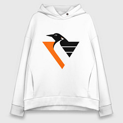 Женское худи оверсайз Pittsburgh Penguins