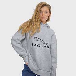 Толстовка оверсайз женская Jaguar, цвет: меланж — фото 2