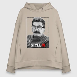 Толстовка оверсайз женская Stalin: Style in, цвет: миндальный