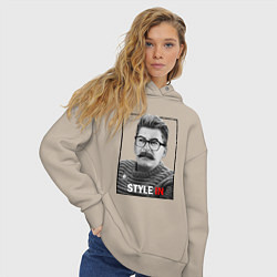 Толстовка оверсайз женская Stalin: Style in, цвет: миндальный — фото 2