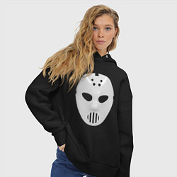 Толстовка оверсайз женская Angerfist Mask, цвет: черный — фото 2