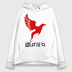 Женское худи оверсайз 30 STM: Bird