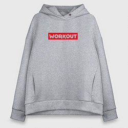 Женское худи оверсайз Obey workout