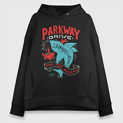 Толстовка оверсайз женская Parkway Drive: Unbreakable, цвет: черный
