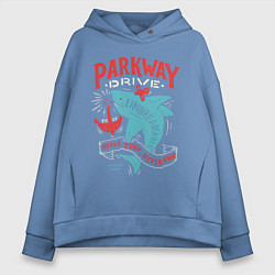 Толстовка оверсайз женская Parkway Drive: Unbreakable, цвет: мягкое небо