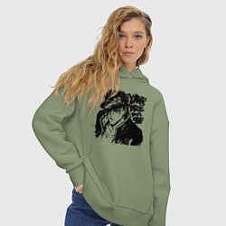 Толстовка оверсайз женская JoJo, цвет: авокадо — фото 2