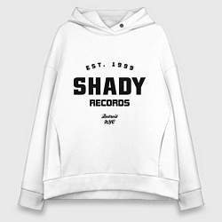 Толстовка оверсайз женская Shady records, цвет: белый