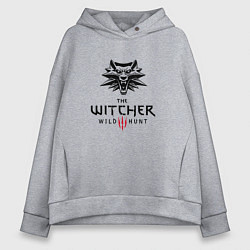 Толстовка оверсайз женская THE WITCHER 3:WILD HUNT, цвет: меланж