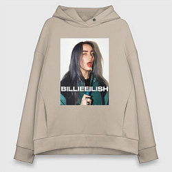 Толстовка оверсайз женская Billie Eilish, цвет: миндальный