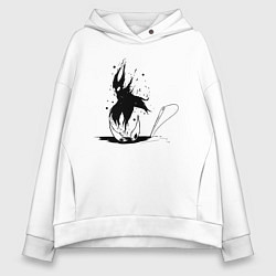 Толстовка оверсайз женская Hollow Knight, цвет: белый
