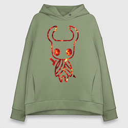 Толстовка оверсайз женская Hollow Knight, цвет: авокадо