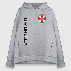 Толстовка оверсайз женская UMBRELLA CORP, цвет: меланж