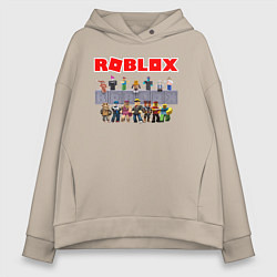 Толстовка оверсайз женская ROBLOX, цвет: миндальный