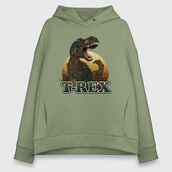 Женское худи оверсайз T-Rex