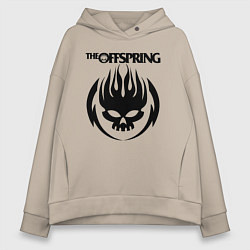 Толстовка оверсайз женская THE OFFSPRING, цвет: миндальный