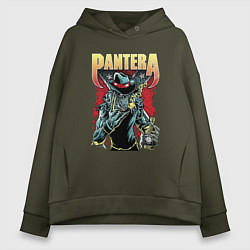 Толстовка оверсайз женская Pantera, цвет: хаки