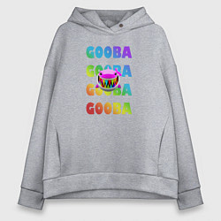 Толстовка оверсайз женская GOOBA - 6ix9ine, цвет: меланж