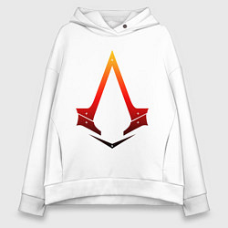 Толстовка оверсайз женская Assassins Creed, цвет: белый