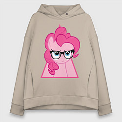 Толстовка оверсайз женская Pinky Pie hipster, цвет: миндальный