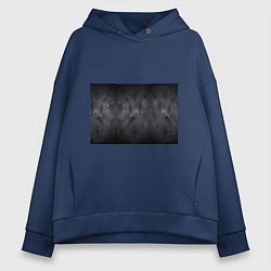 Толстовка оверсайз женская ЛАДОНИ УШЕДШИХ, цвет: тёмно-синий