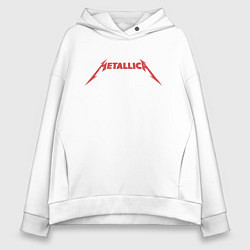 Толстовка оверсайз женская And Justice For All Metallica, цвет: белый