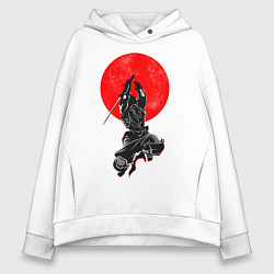 Толстовка оверсайз женская Samurai, цвет: белый