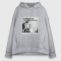 Толстовка оверсайз женская House Of Balloons The Weeknd, цвет: меланж