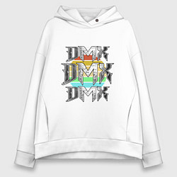 Толстовка оверсайз женская DMX - Dark Man X, цвет: белый