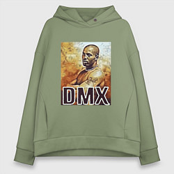 Толстовка оверсайз женская DMX on Fire, цвет: авокадо
