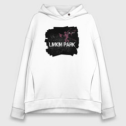 Толстовка оверсайз женская Linkin Park LP 202122, цвет: белый