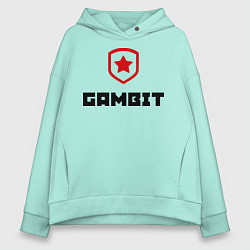 Толстовка оверсайз женская Gambit, цвет: мятный