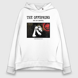 Толстовка оверсайз женская The Offspring out of control, цвет: белый