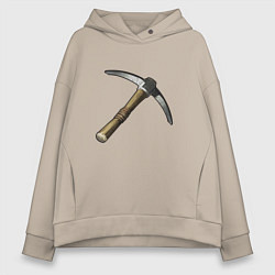 Толстовка оверсайз женская Кирка из Раста, цвет: миндальный