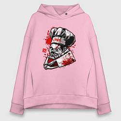 Толстовка оверсайз женская DOTA 2 ПУДЖ PUDGE, цвет: светло-розовый