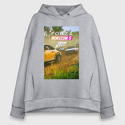 Толстовка оверсайз женская Игра: Forza Horizon 5, цвет: меланж