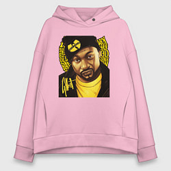 Толстовка оверсайз женская Ghostface Killаh, цвет: светло-розовый