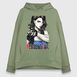 Толстовка оверсайз женская Jill RE3, цвет: авокадо