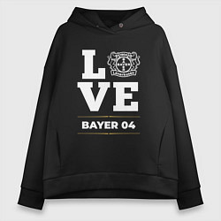 Толстовка оверсайз женская Bayer 04 Love Classic, цвет: черный